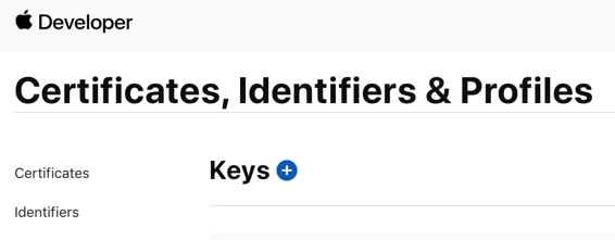 add key